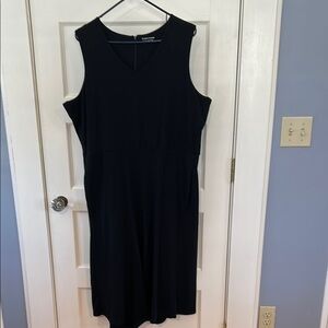 Eileen Fischer Black Sleeveless Dress/pantsuit.